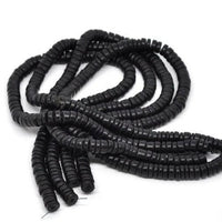 8mm natural coconut rondelle beads