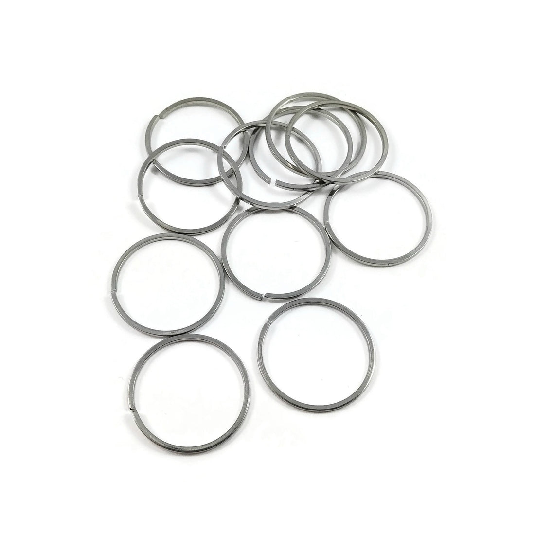 20mm silver jump rings, 10pcs stainless steel open ring, 18 gauge large jump rings for jewelry making