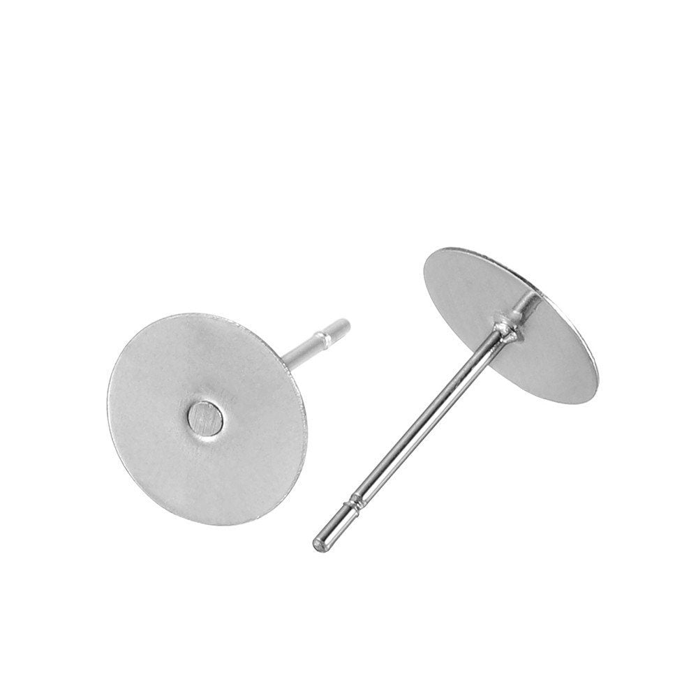 Earring making starter kit, Posts and backs 1800pcs, Stainless steel jewelry findings