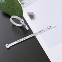 Reusable US Ring Sizer, Adjustable multisizer tool, Half and Half Sizes, Flexible Plastic Ring Sizer