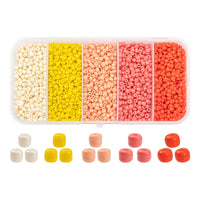 1900 assorted seed beads, 3mm glass mixed beads kit, Jewelry making set
