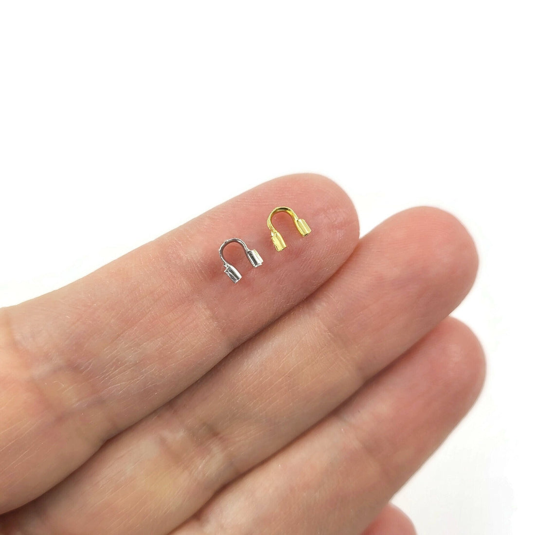 Wire Guard Cable Thimble - Nickel, lead, and cadmium free - Jewelry making protector findings - Gold, Silver