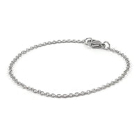 Dainty cable chain bracelet, Tarnish free and waterproof stainless steel, Bulk lot for hypoallergenic jewelry making