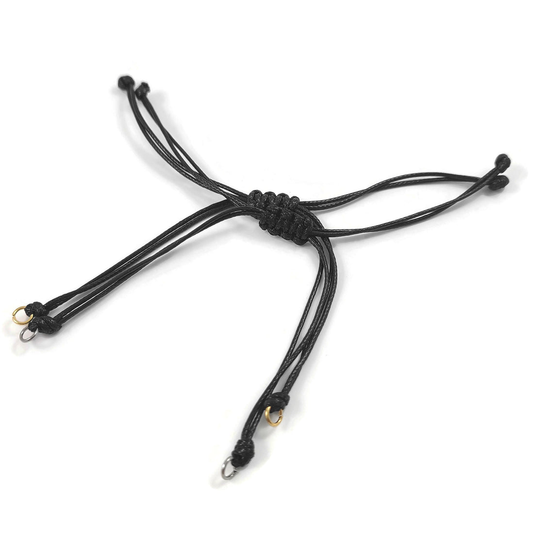 Adjustable waxed cord for bracelet making, Bulk lot, Hypoallergenic jewelry finding supplies