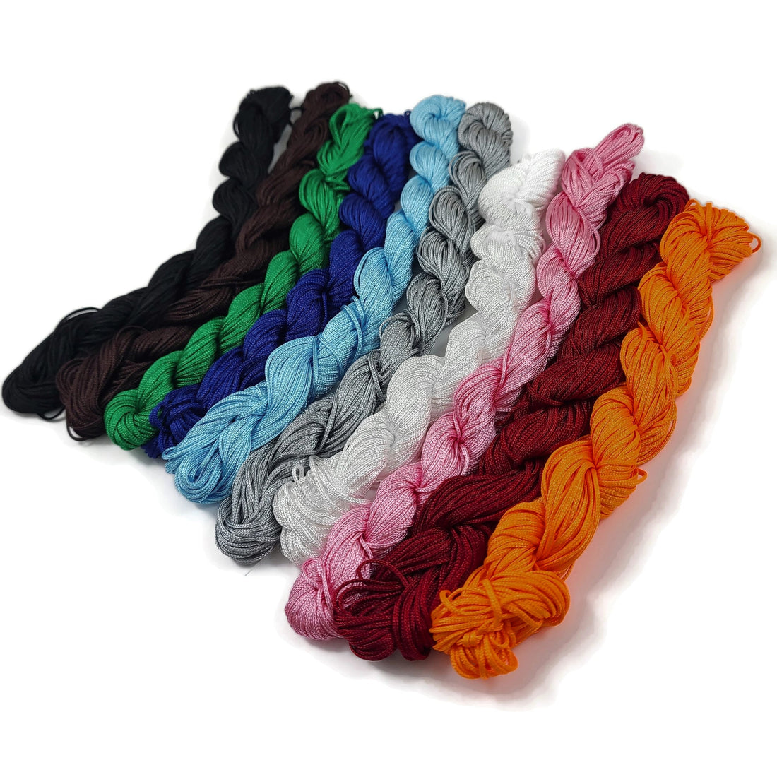 1mm nylon cord - 22 meters / 72 ft - Knotting string, Macrame thread, Jewelry making supplies