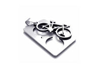 1 Bicycle pendant stainless steel hypoallergenic
