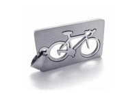 1 Bicycle pendant stainless steel hypoallergenic