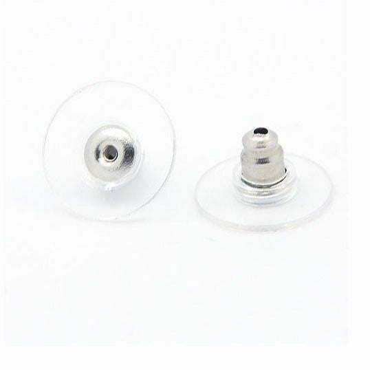 Stoppeurs pour crochets ou tiges de boucle d'oreille - acier inoxydable hypoallergénique