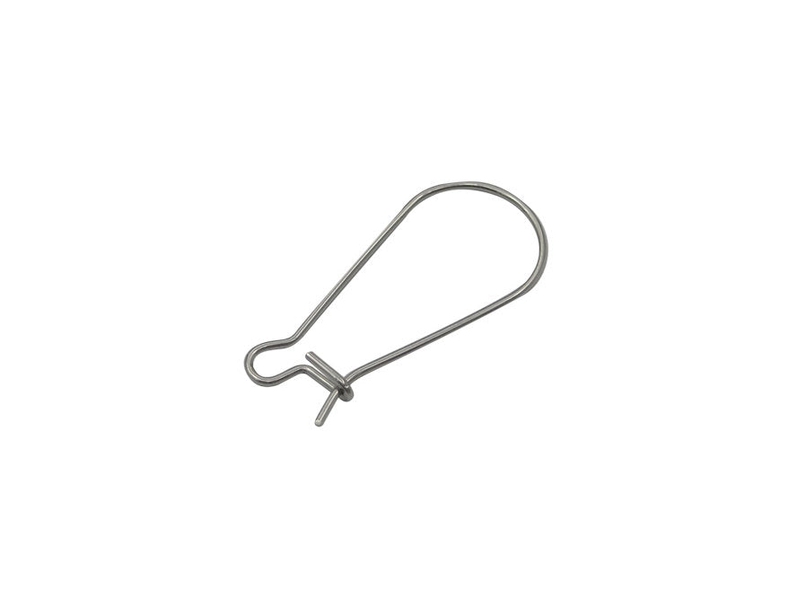50 Surgical steel kidney earring hooks