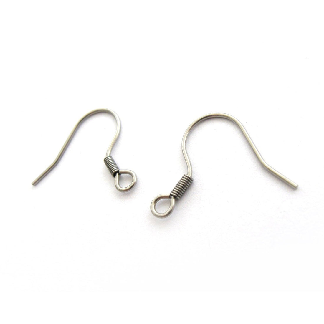 50 Surgical steel french earring hooks, Hypoallergenic & Tarnish free