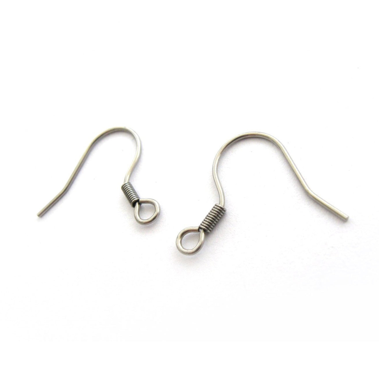 50 Surgical steel french earring hooks, Hypoallergenic & Tarnish free