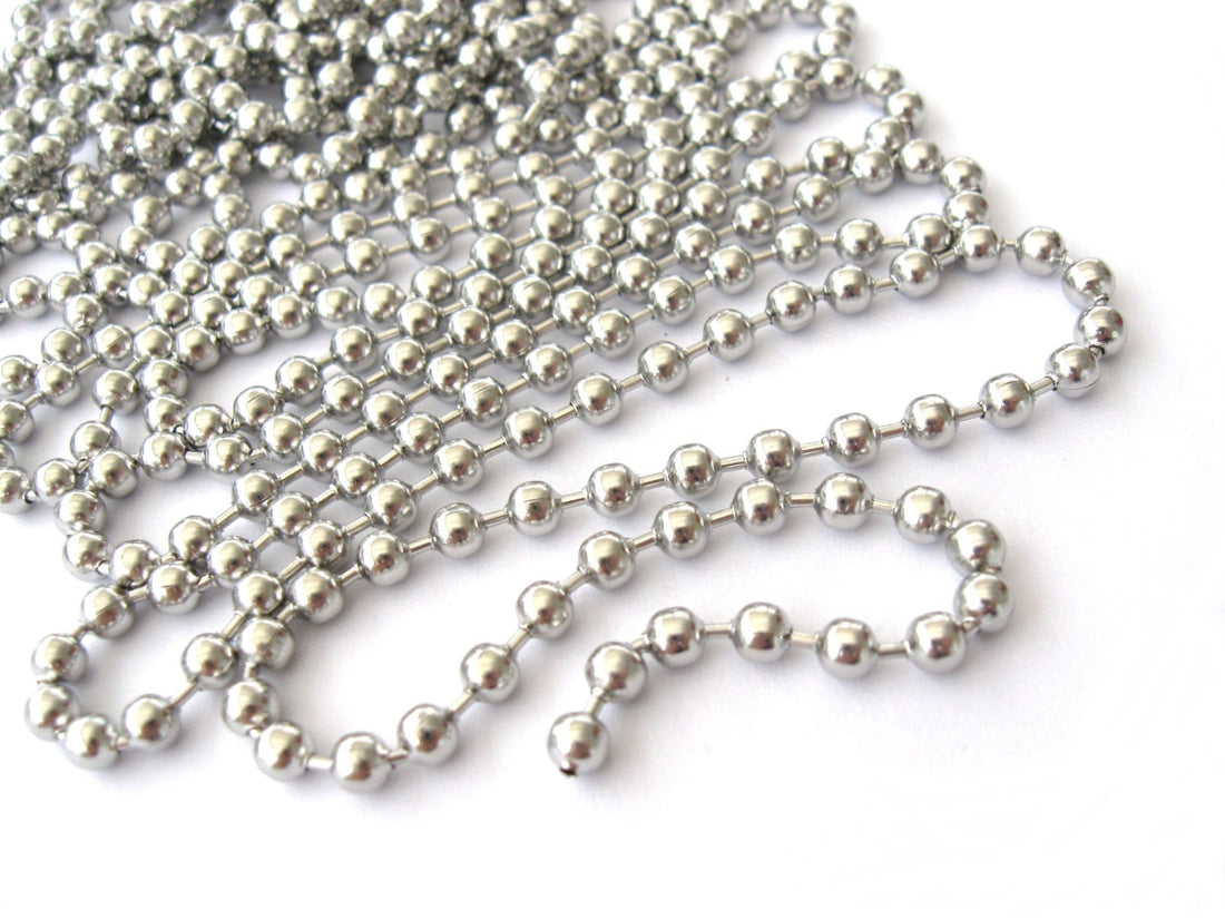 Chaine en acier inoxydable 4mm - 2 mètres