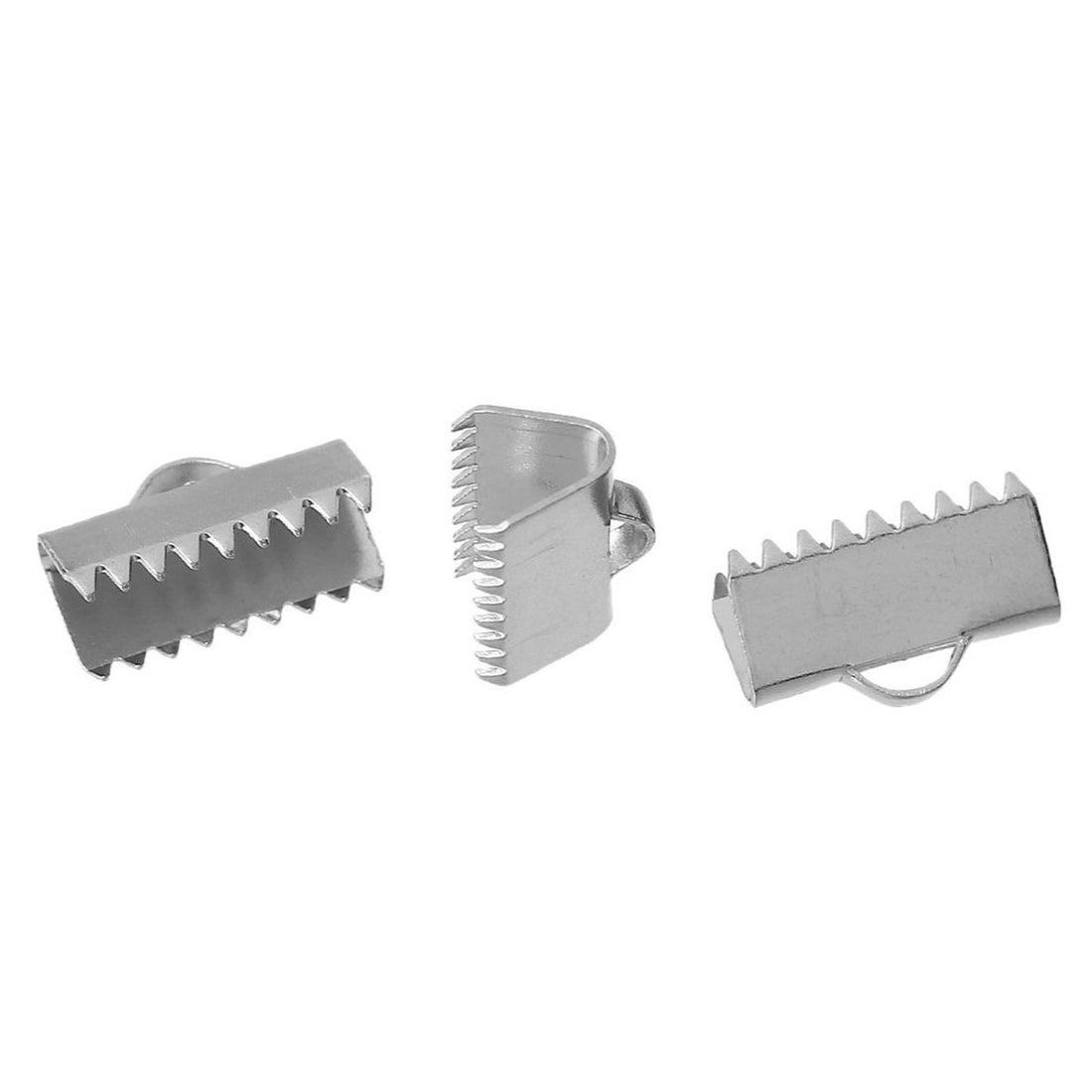 10 fermoirs griffes en acier inoxydable 7, 10 or 13mm
