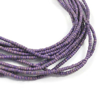 Tiny colorful coconut beads, 3mm wooden seed beads