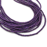 Tiny colorful coconut beads, 3mm wooden seed beads